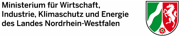Logo Ministerium für Wirtschaft, Industrie, Klimaschutz und Energie des Landes Nordrhein-Westfalen